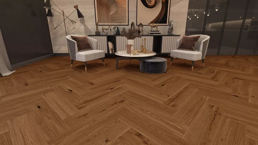 Verox Floor -  WH 160 Soliera Oak Balıksırtı  Lamine Parke