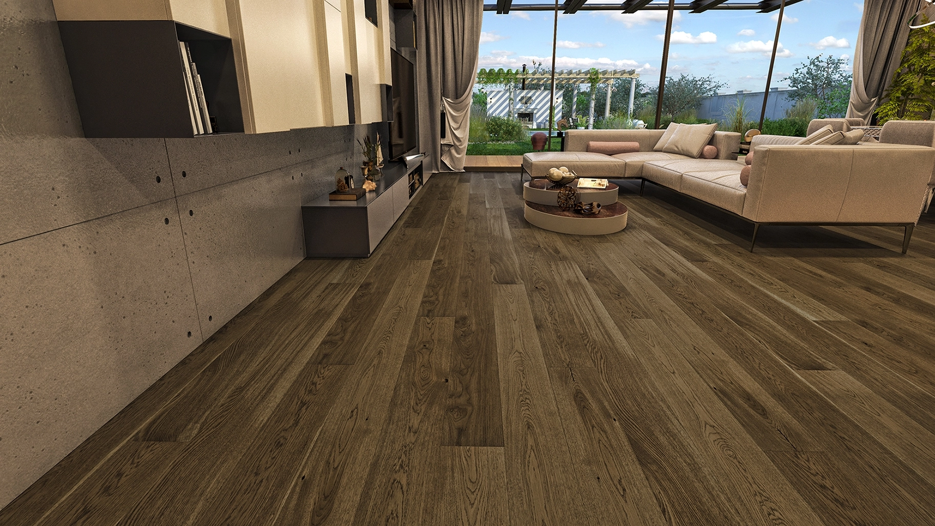 Verox Floor -  W120 Bergoma oak Plank Lamine Parke