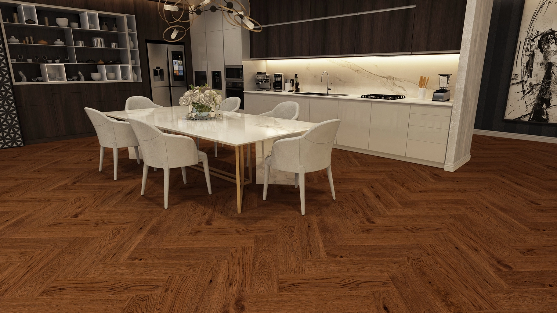 Verox Floor - WH 151 Toscana Oak Balıksırtı  Lamine Parke