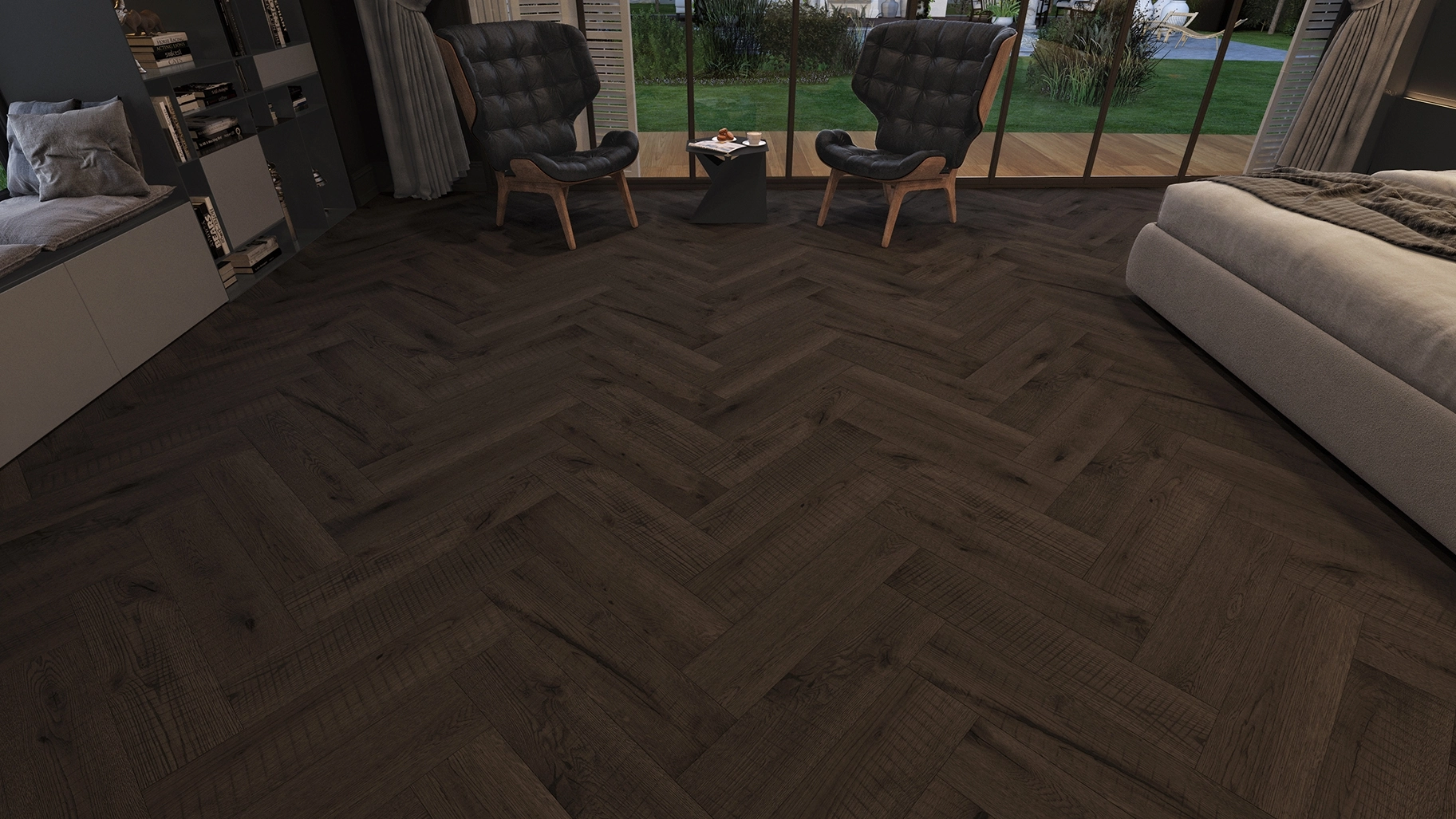 Verox Floor -  WH 159 Salve Oak Balıksırtı Lamine Parke